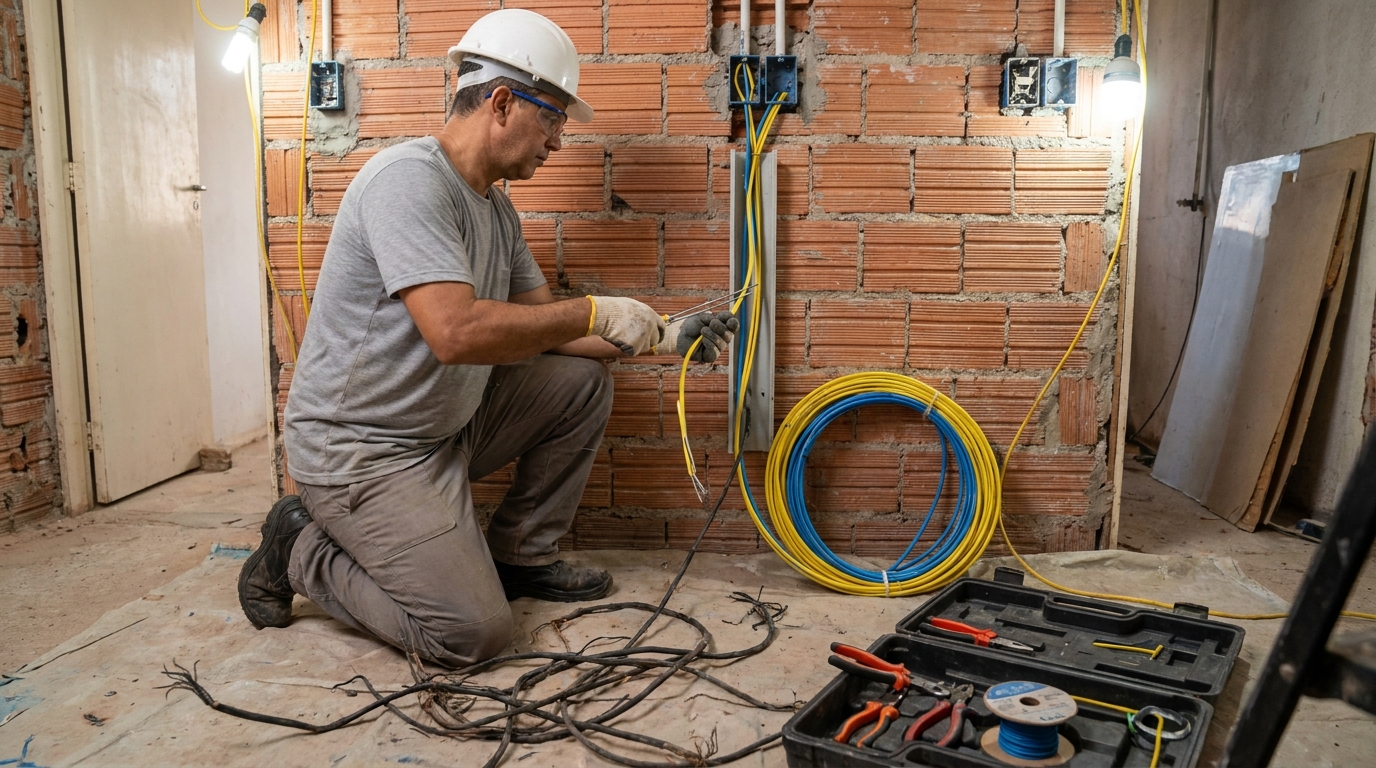 Adequação de Fiação em Campina Grande‑PB