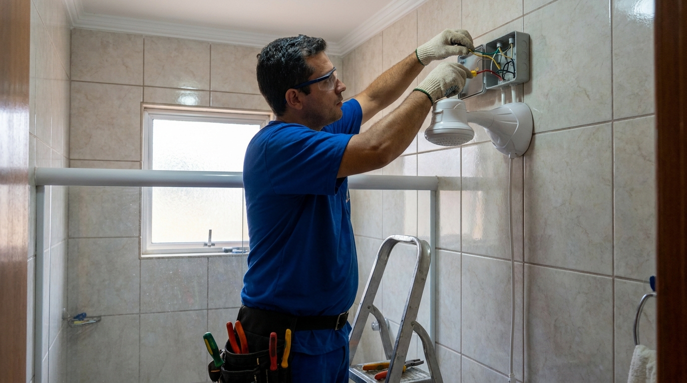 Adequação de Fiação no Castelo Branco, Campina Grande‑PB