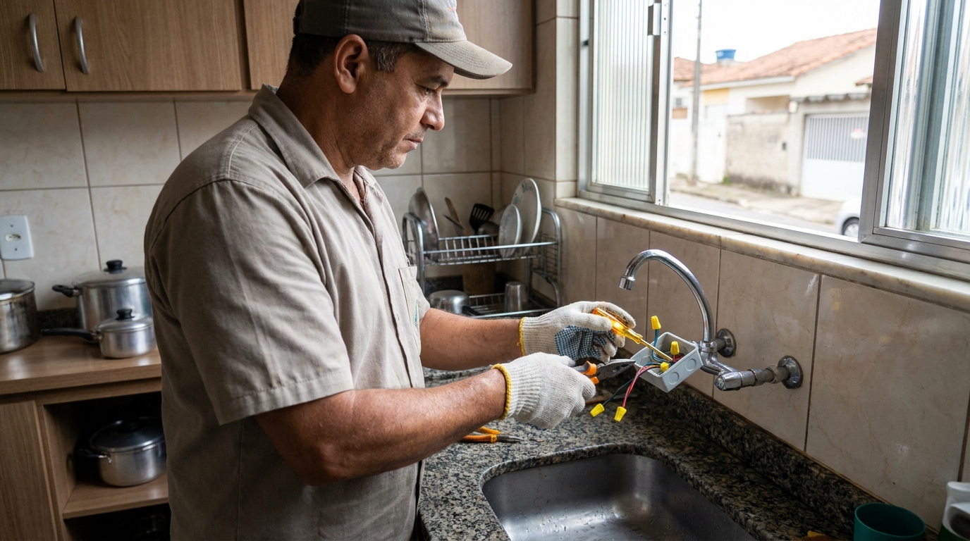 Adequação de Ponto Elétrico no Bodocongó, Campina Grande‑PB