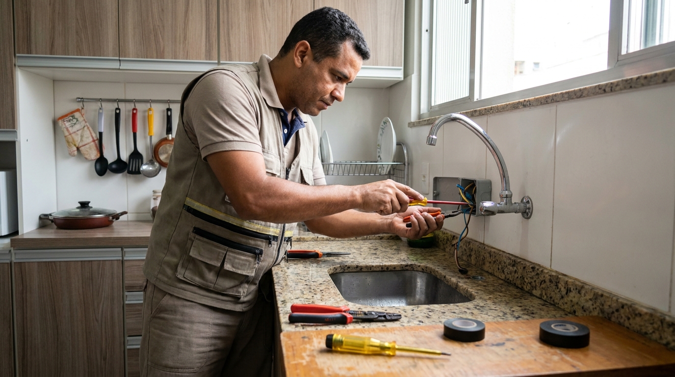 Instalação em Cozinha ou Área Gourmet no Bodocongó, Campina Grande‑PB